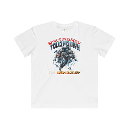 Kids Space Mission Touchdown' T-Shirt - Future and Sports Combined in One Design | The Lord of the T-Shirts