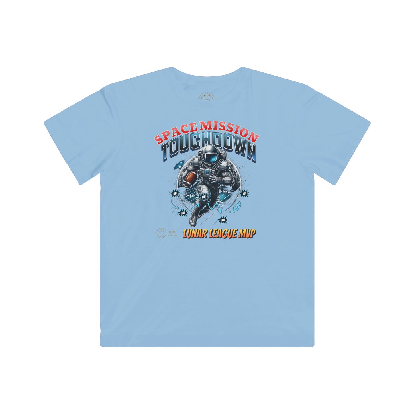 Kids Space Mission Touchdown' T-Shirt - Future and Sports Combined in One Design | The Lord of the T-Shirts