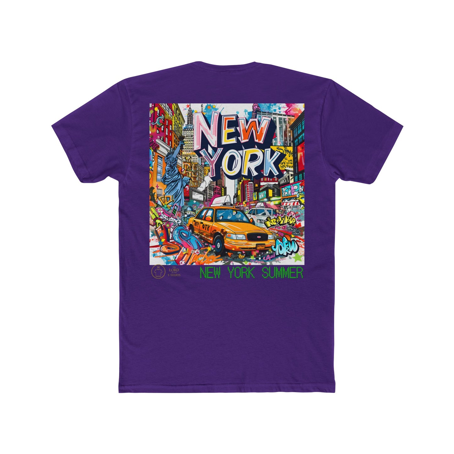 New York Summer Graphic Tee – Vibrant Cityscape Design for Urban Style │ The Lord of the TShirts