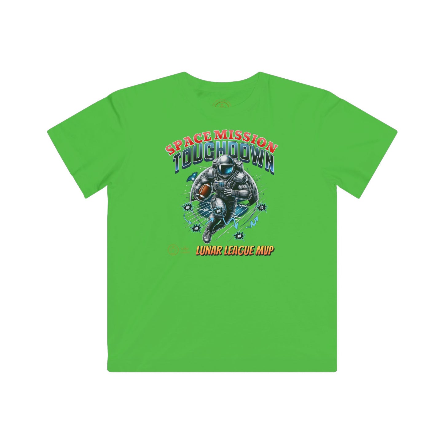 Kids Space Mission Touchdown' T-Shirt - Future and Sports Combined in One Design | The Lord of the T-Shirts