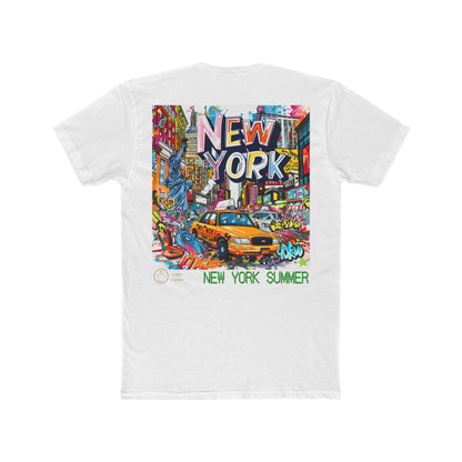 New York Summer Graphic Tee – Vibrant Cityscape Design for Urban Style │ The Lord of the TShirts